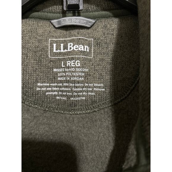 L.L. Bean Vest Zip Up L - Picture 2 of 3